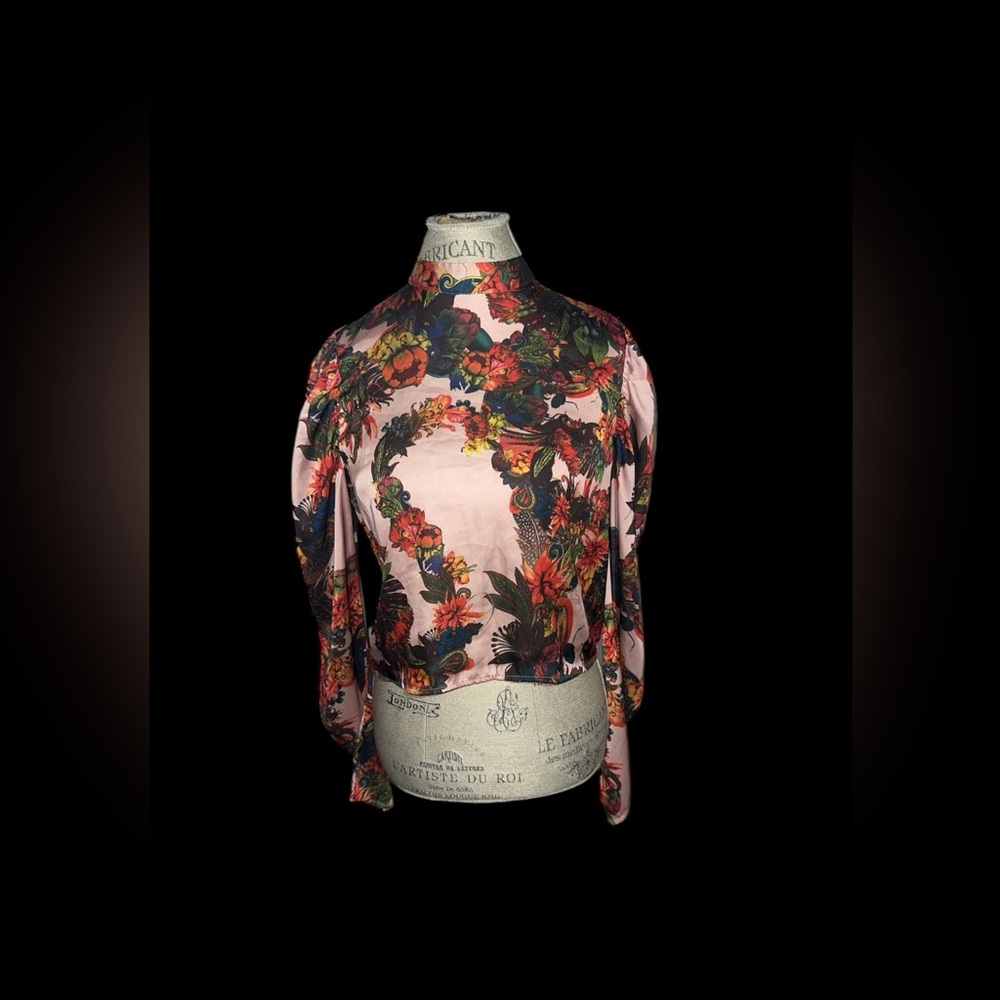 Floral Women's Button Down Top